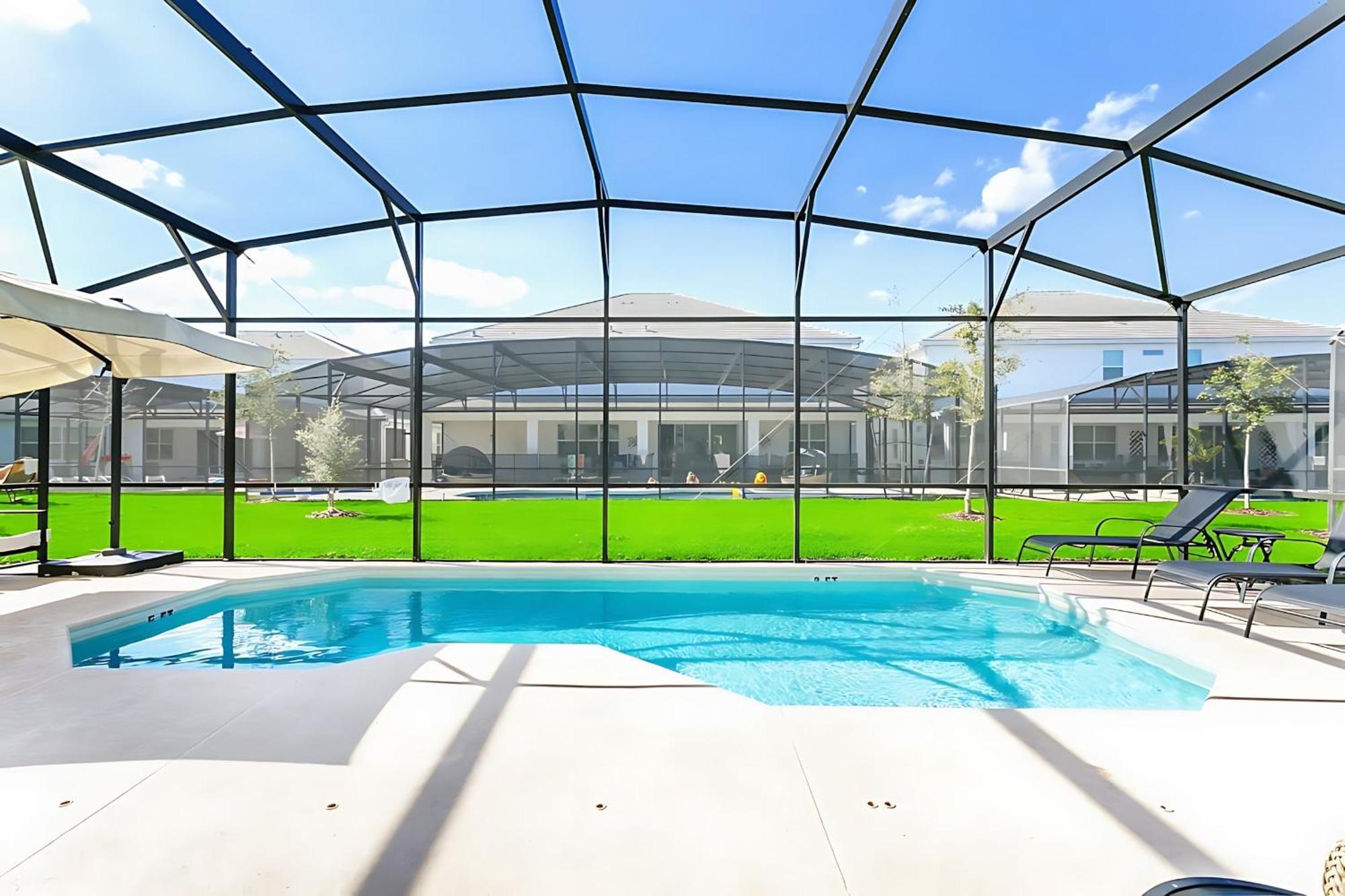 10Br Luxury Home Near Disney W Pool & Games Room Киссимми Экстерьер фото