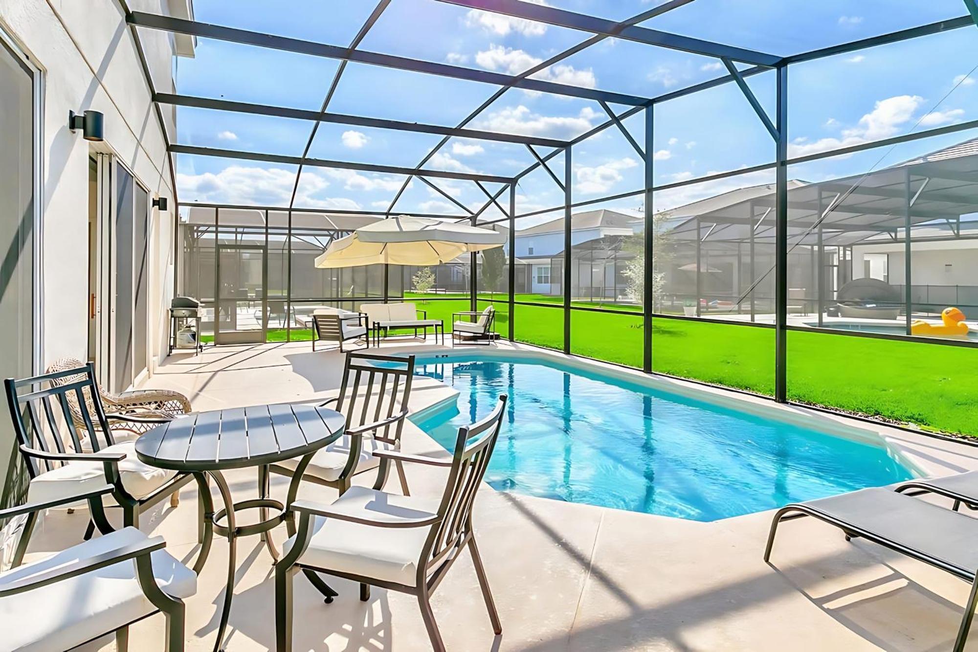 10Br Luxury Home Near Disney W Pool & Games Room Киссимми Экстерьер фото